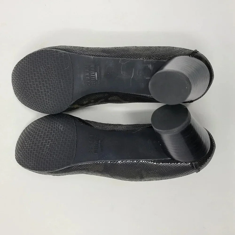Stuart Weitzman Camouflage Print Loafer Heels 7.5 - Picture 8 of 9